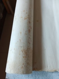 四尺陈宣纸 生宣纸 老旧宣纸（九张）纸张泛黄 柔软 帘纹细密均匀 有些许黄斑点