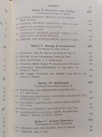 Surface Mining 【露天采矿学】【目录见图】