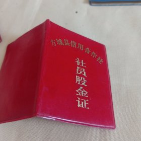 社员股金证