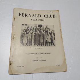 FERNALD CLUB YEARBOOK number8 民国1939年