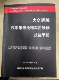 大众/奥迪 汽车维修技师实用维修技能手册