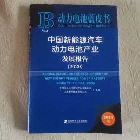 动力电池蓝皮书：中国新能源汽车动力电池产业发展报告（2020）