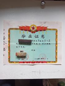 70年代高中毕业证(安徽安庆)