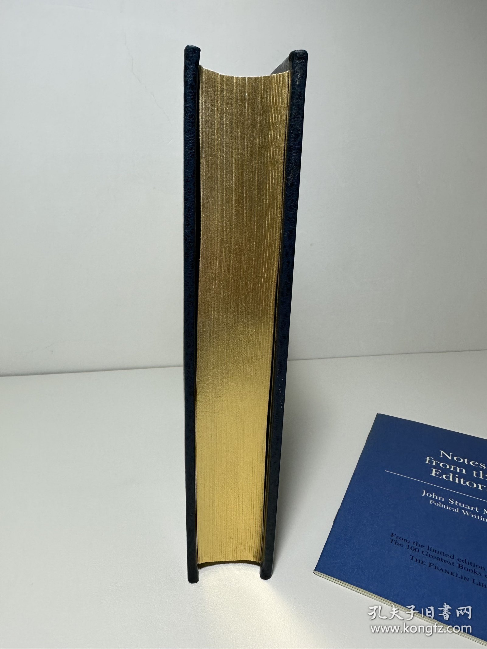 《政治著作选》约翰·穆勒，Franklin Library John Stuart Mill Political Writings，富兰克林出版社1982年出版100 Greatest系列限量收藏版精装书