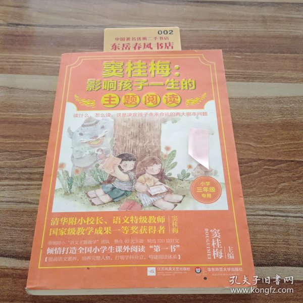 窦桂梅：影响孩子一生的主题阅读.小学三年级专用