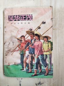 风华正茂 农业出版社（彩画封面，知青上山下乡事迹。农业1973年初版）