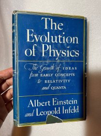 现货 英文版 The Evolution Of Physics, The Growth of Ideas from Early Concepts to Relativity and Quanta  物理学的进化
