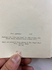 Basic Refractories：Their Chemistry and Their Performance 耐火材料：化学性质和性能 （1950年英文版）32开（精装如图、内页干净）