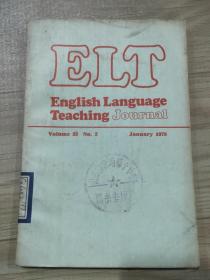 ELT ENGLISH LANGUAGE TEACHING JOURNAL