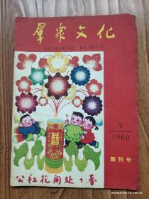 群众文化 月刊1960年 5月创刊号