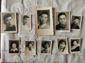 时代老照片五个帅哥五个美女