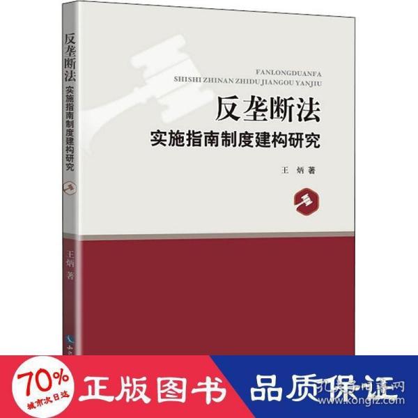 反垄断法实施指南制度建构研究