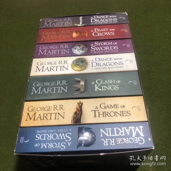 A Game of Thrones：The Story Continues: The Complete Box Set of All 7 Books(全七册)(盒装)