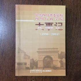 中共四川省委党校四川行政学院 大事记（1996--2004）