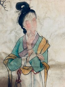 绢本仕女一张