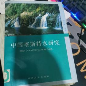 中国喀斯特水研究