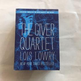 英文原版 记忆传授人The Giver Quartet 4册精装盒装 Lois Lowry Son/Messenger 纽伯瑞金奖 儿童章节小说书附海报正版全新