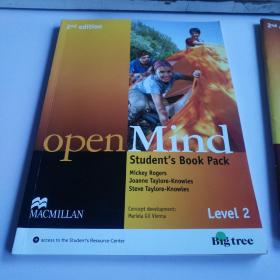 open mind level 2 2册合售(DVD1枚）