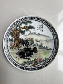 景德镇张志汤手绘的瓷盘