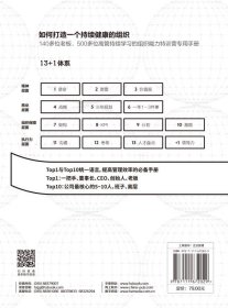 全新正版现货 13+1体系 打造持续健康的组织 9787111672029 黄旭 机械工业出版社