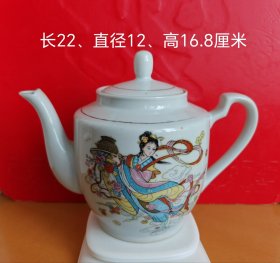 天女散花茶壶 仙女散花茶壶 人物茶壶