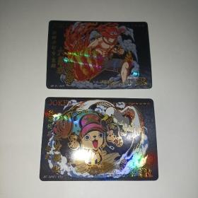 海贼王黑金卡 PTR卡(两张)