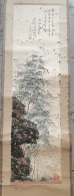 四川籍画家，席恰中的作品，保真，98×26.5