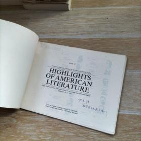 HIGHLGHTS OF AMERICAN LITERATURE Book Ⅳ