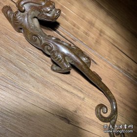 厚重铜器铜貔貅摆件长10.5厘米