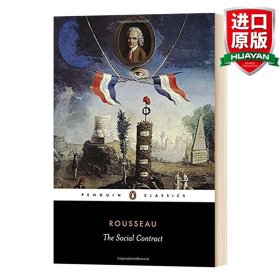 英文原版 The Social Contract (Penguin Black Classics)卢梭：社会契约论 企鹅黑经典 Penguin Black Classics 英文版 进口英语原版书籍