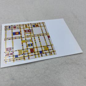 蒙德里安，PIET MONDRIAN ，Boogie Woogie 明信片