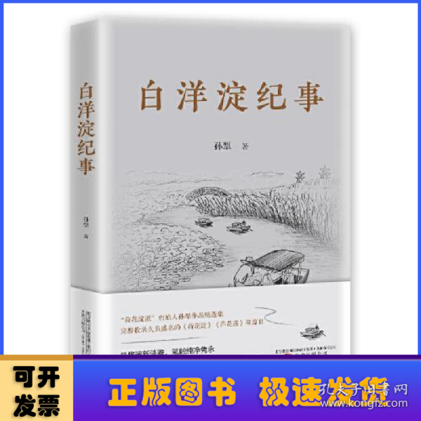 白洋淀纪事 “荷花淀派”创始人孙犁作品精选集  莫言、贾平凹、茅盾推崇的文学大师孙犁的经典之作