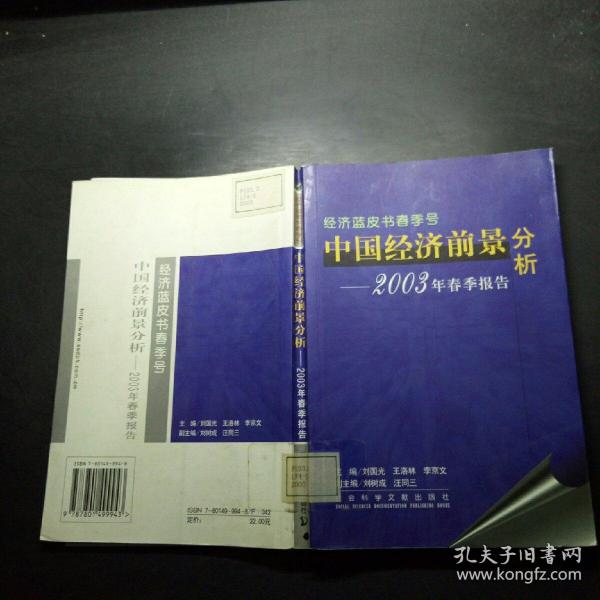 中国经济前景分析：2003年春季报告