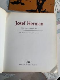 现货 英文原版  Josef Herman Paintings & Drawings