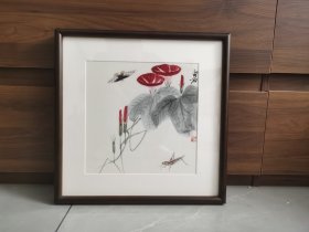 齐白石花鸟微喷(临摹可用，装饰画)