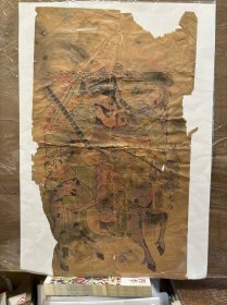 木版年画门神一幅，山西地区，民国时期