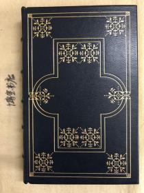 Franklin library真皮限量版：The Late George Apley 《波士顿故事》,普利策小说奖系列，1977年初版，书口刷金，内含大量精美插图