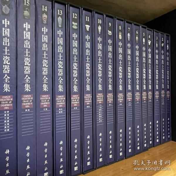 中国出土瓷器全集全16册 张柏 中国瓷器考古收藏鉴定 科学出版社