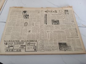 哈尔滨日报1984年8月6日，记平新乡新华村村长王政军