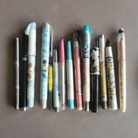 钢笔学生钢笔旧钢笔14支