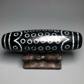 藏区回流老料高油包浆【六十六眼天珠供珠】