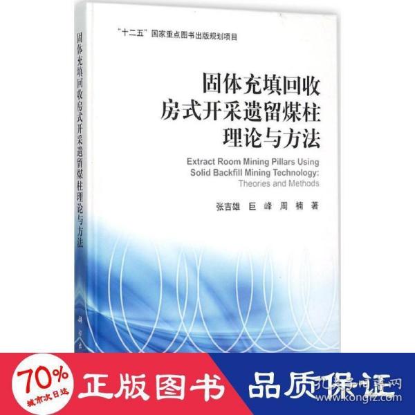 固体充填回收房式开采遗留煤柱理论与方法