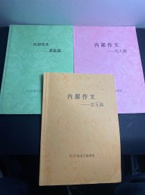 清华附中 C20级 初20语文备课组 内部作文《交互篇、他人篇、其他篇》3册合售