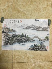 潘振根山水画