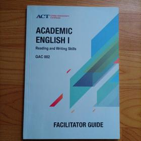 Academic english I Reading and Writing Skills GAC 002