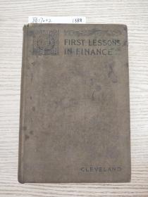 FIRST LESSONS IN FINANCE(照片品相)