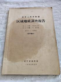 區(qū)域地質(zhì)調(diào)查報告