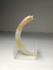 战汉夔龙蟠虺纹玉觿