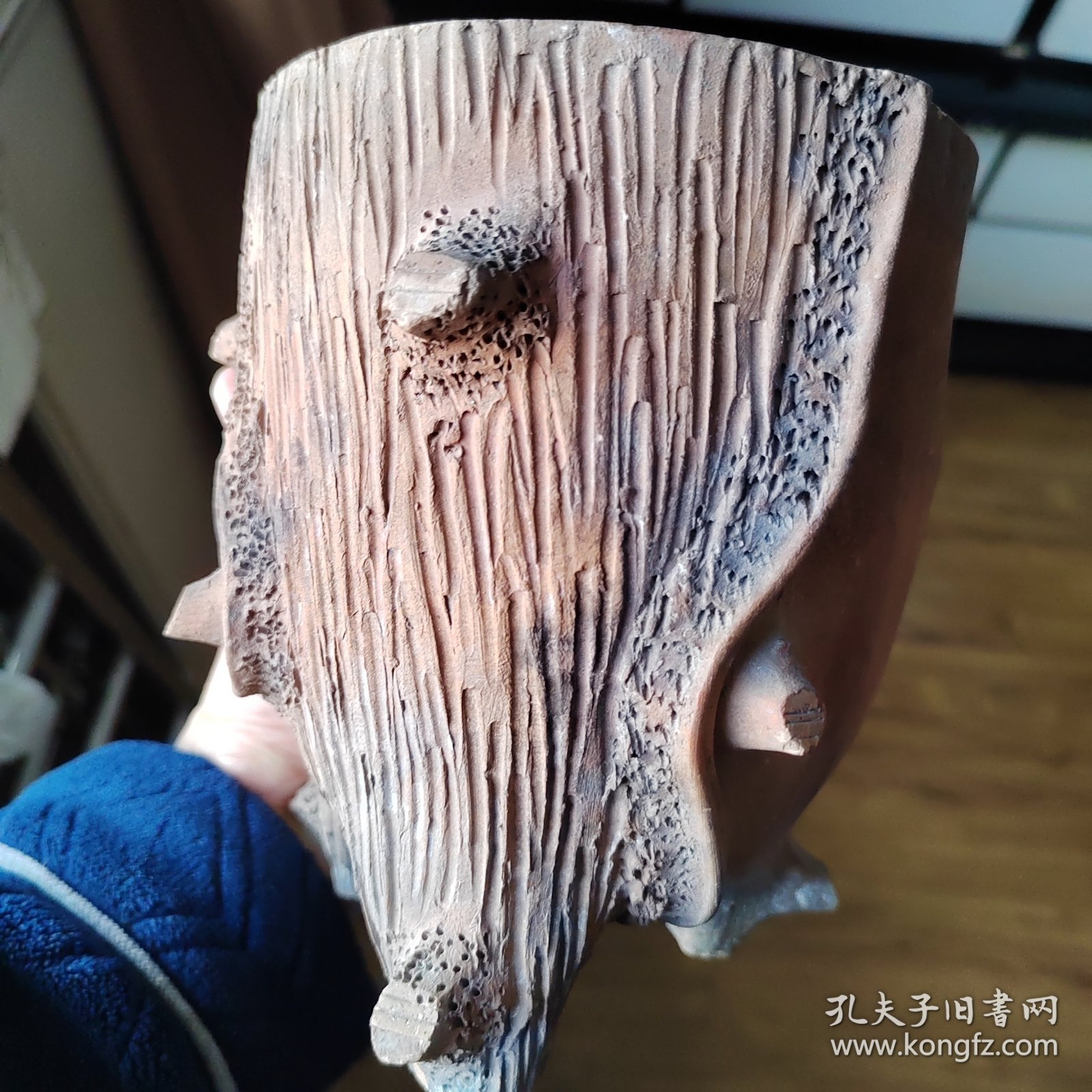 民国晚期到建国初平定紫砂花盆！