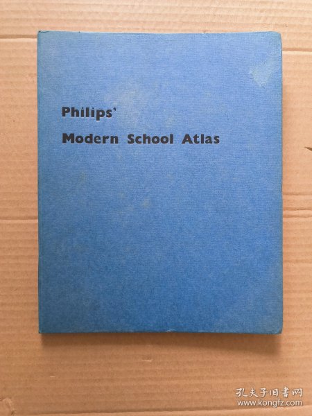 Philip's Modern School Atlas（sixtieth edition ） 英国最畅销的中学地图集【英文原版精装 1964年】